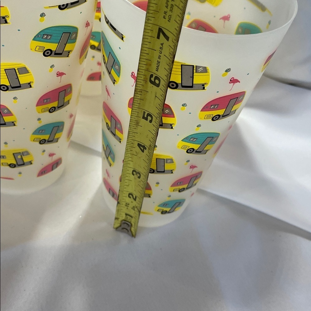 Colorful Camper Van Party Cups 6 of them. - Picture 3 of 5